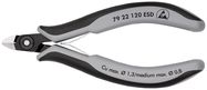KNIPEX 79 22 120 ESD Precision Electronics Side Cutter ESD with multi-component handles burnished 120 mm