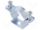 T-bolt clamp; 25÷30mm; steel; Plating: zinc; industrial OBO BETTERMANN