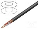 Wire: microphone cable; BiTsound®; 2x0.23mm2; black; OFC; -30÷70°C BITNER