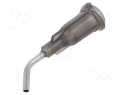Needle: steel; 0.5"; Size: 16; bent at 45°; 1.2mm; polypropylene FISNAR