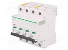 Circuit breaker; 400VAC; Inom: 32A; Poles: 4; Charact: D; 10kA; IP20 SCHNEIDER ELECTRIC