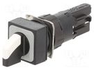 Switch: rotary; 16mm; Stabl.pos: 1; white; Pos: 3; -25÷70°C; RMQ-16 EATON ELECTRIC