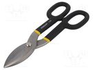 Cutters; tinware; 250mm; steel sheet up to 0.7mm; MAXSTEEL® STANLEY