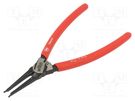 Pliers; for circlip; external; 19÷60mm; Pliers len: 180mm; Classic WIHA