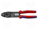 Tool: for crimping; insulated connectors; 0.5÷6mm2 KNIPEX