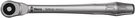 8003 B Zyklop Metal Ratchet with push-through square and 3/8" drive, 3/8"x222.0, Wera
