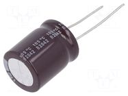 Capacitor: electrolytic; low ESR; THT; 22uF; 450VDC; Ø16x20mm; ±20% NICHICON