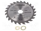 Circular saw; Ø: 184mm; Øhole: 30mm; Teeth: 24; cemented carbide PROLINE