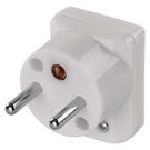 Angle Plu  for extension cord, white, EMOS