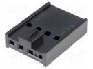 Plug; wire-board; female; C-Grid III; 2.54mm; PIN: 4; w/o contacts MOLEX
