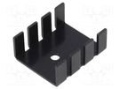 Heatsink: extruded; U; TO202,TO220; black; L: 30mm; W: 25.4mm Advanced Thermal Solutions