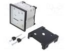 Ammeter; on panel; I AC: 0÷30A; Class: 1.5; 50÷60Hz; Features: 90° SELEC