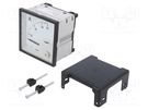 Ammeter; on panel; I AC: 0÷40A; Class: 1.5; 50÷60Hz; Features: 90° SELEC