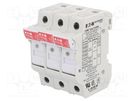 Fuse holder; 10.3x38mm; for DIN rail mounting; 32A; Poles: 3; IP20 BUSSMANN
