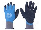 Protective gloves; Size: 11,XXL; blue; latex,polyamide; Aqua WONDER GRIP