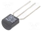 Transistor: NPN; bipolar; 50V; 0.2A; 0.6W; TO92 NTE Electronics