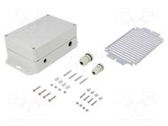 Enclosure: for computer; light grey; X: 101.6mm; Y: 151.4mm; Z: 60mm KRADEX