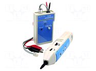 Tester: LAN wiring / conductor detector; LED; 900÷1000Hz; RJ12 VELLEMAN