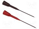 Protection cap for test probe; 3A; red and black; 300VDC; 2pcs. POMONA