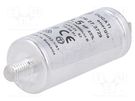 Capacitor: motors, run; 3.5uF; 330VAC; Ø25x60mm; -25÷85°C; ±5% DUCATI ENERGIA