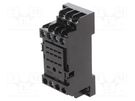 Socket; PIN: 14; 10A; for DIN rail mounting; screw terminals OMRON