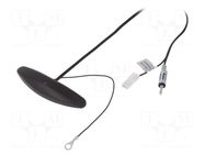 Antenna; automotive,inner; AM,FM; universal,with amplifier COMPOTECH