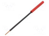 Adapter; red; 32A; Overall len: 130mm; Socket size: 4mm; 1kV STÄUBLI