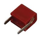 TEST JACK, HORIZONTAL, 5A, RED