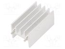 Heatsink: extruded; TO220; natural; L: 16mm; W: 18.3mm; H: 32mm; raw OHMITE