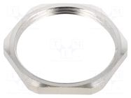 Nut; PG29; brass; Thread: PG; Plating: nickel; -100÷300°C HELLERMANNTYTON