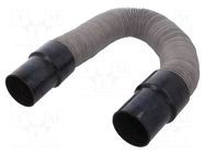 Flexible pipe; for soldering fume absorber; L: 3m; Ø: 60mm; ESD WELLER