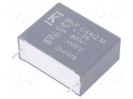 Capacitor: polypropylene; DC-Link; 4uF; Uoper: 800VDC; 7.5A; THT KEMET
