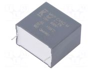 Capacitor: polypropylene; DC-Link; 8uF; Uoper: 800VDC; 11.2A; THT KEMET