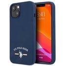 US Polo USHCP13SSFGV iPhone 13 mini 5,4" granatowy/navy Silicone Collection, U.S. Polo Assn.