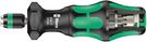 826 T Kraftform Turbo bit-holding screwdriver handle with Rapidaptor quick-release chuck, 1/4"x146, Wera
