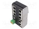 Switch Ethernet; unmanaged; Number of ports: 8; 9÷36VDC; RJ45 MURR ELEKTRONIK