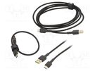 Cable; USB 2.0; USB A plug,USB C plug; black; 480Mbps GREEN CELL