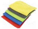 Cleaning cloth: cloth; microfiber; 5pcs; 300x300mm; cleaning; dry AG TERMOPASTY