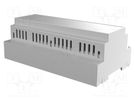 Enclosure: for DIN rail mounting; Y: 90mm; X: 159mm; Z: 53mm; PPO ITALTRONIC