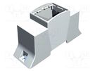 Enclosure: for DIN rail mounting; Y: 110mm; X: 36.3mm; Z: 62mm; grey ITALTRONIC
