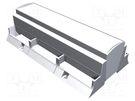 Enclosure: for DIN rail mounting; Y: 110mm; X: 213mm; Z: 62mm; grey ITALTRONIC