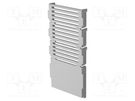 Stopper; 45 Railbox Multilevel; grey ITALTRONIC