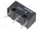 Microswitch SNAP ACTION; SPDT; Rcont max: 30mΩ; ON-(OFF); Pos: 2 OMRON Electronic Components