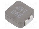 Inductor: wire; SMD; 4.7uH; Ioper: 6.2A; 36.7mΩ; ±20%; Isat: 6.5A KEMET