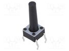 Microswitch TACT; SPST-NO; Pos: 2; 0.05A/12VDC; THT; 1.57N; 6x6x4mm E-SWITCH