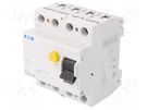 RCD breaker; Inom: 63A; Ires: 500mA; Max surge current: 630A; IP20 EATON ELECTRIC