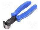 Pliers; end,cutting; two-component handle grips; 165mm KING TONY