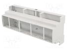 Enclosure: for DIN rail mounting; Y: 89mm; X: 213mm; Z: 65mm; ABS KRADEX