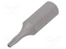 Screwdriver bit; Torx® with protection; T7H; Overall len: 25mm BETA