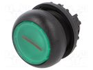 Switch: push-button; 22mm; Stabl.pos: 1; green; M22-FLED,M22-LED EATON ELECTRIC
